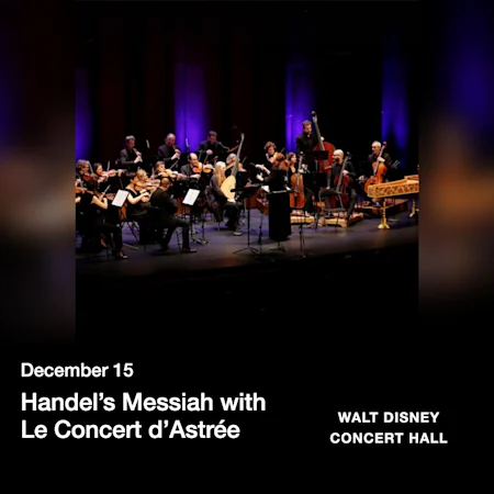 Handel’s Messiah with Le Concert d’Astrée