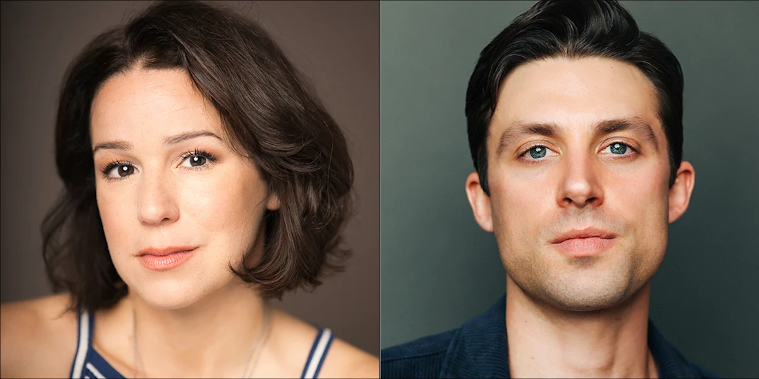 Headshots of a woman with shoulder-length hair and a man with short dark hair, both facing the camera.