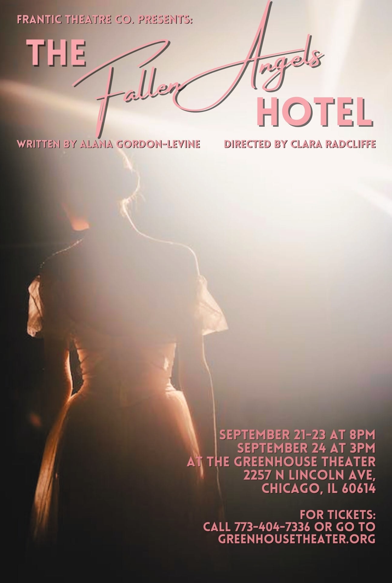 The Fallen Angels Hotel show poster
