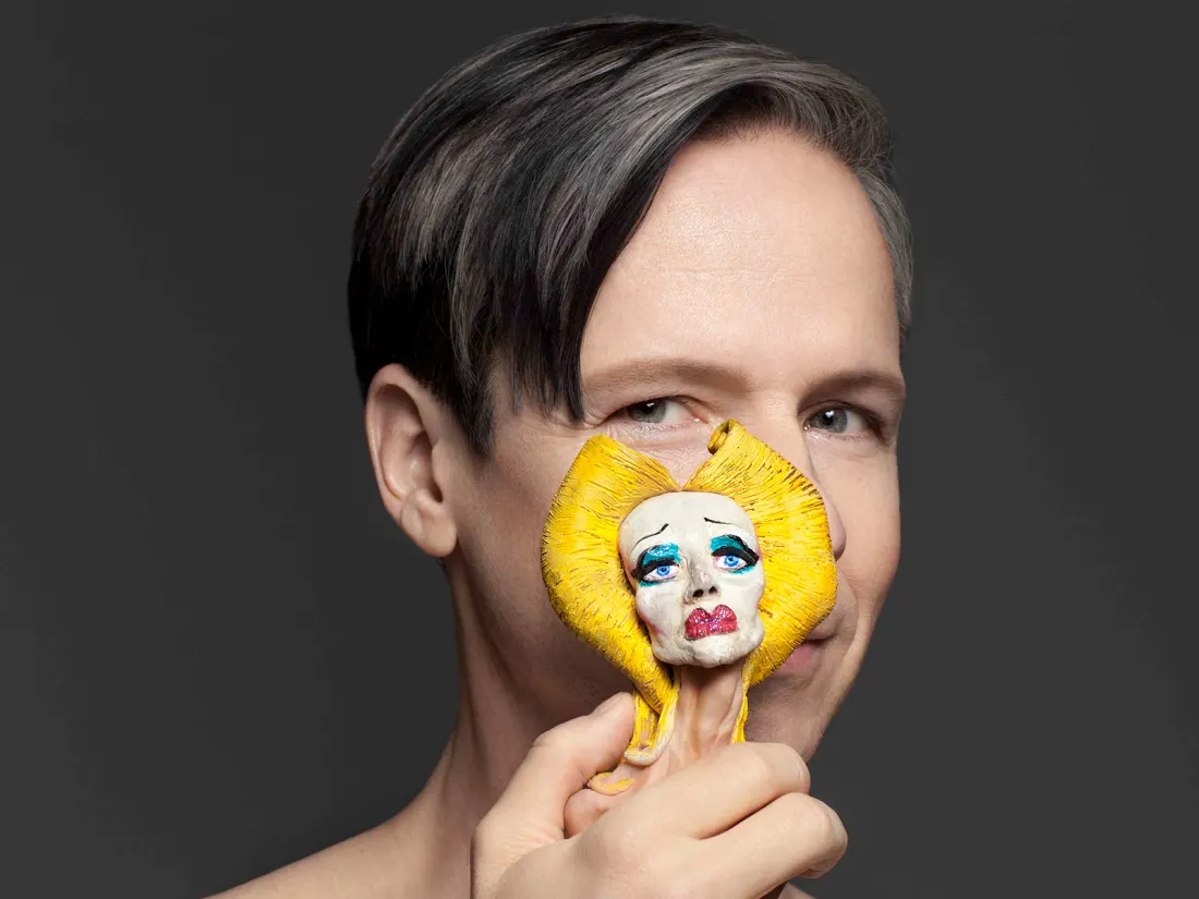 John Cameron Mitchell and Amber Martin in Cassette Roulette