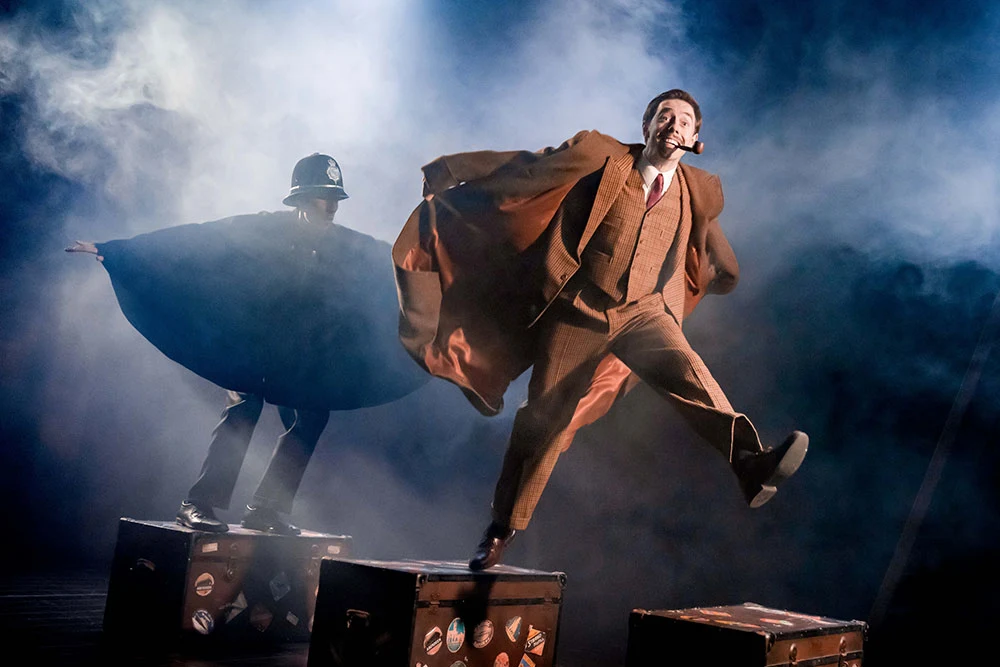 Production shot of The 39 Steps during its UK Tour
