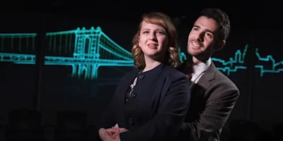 Emily Walton & Adam Kantor in Darling Grenadine