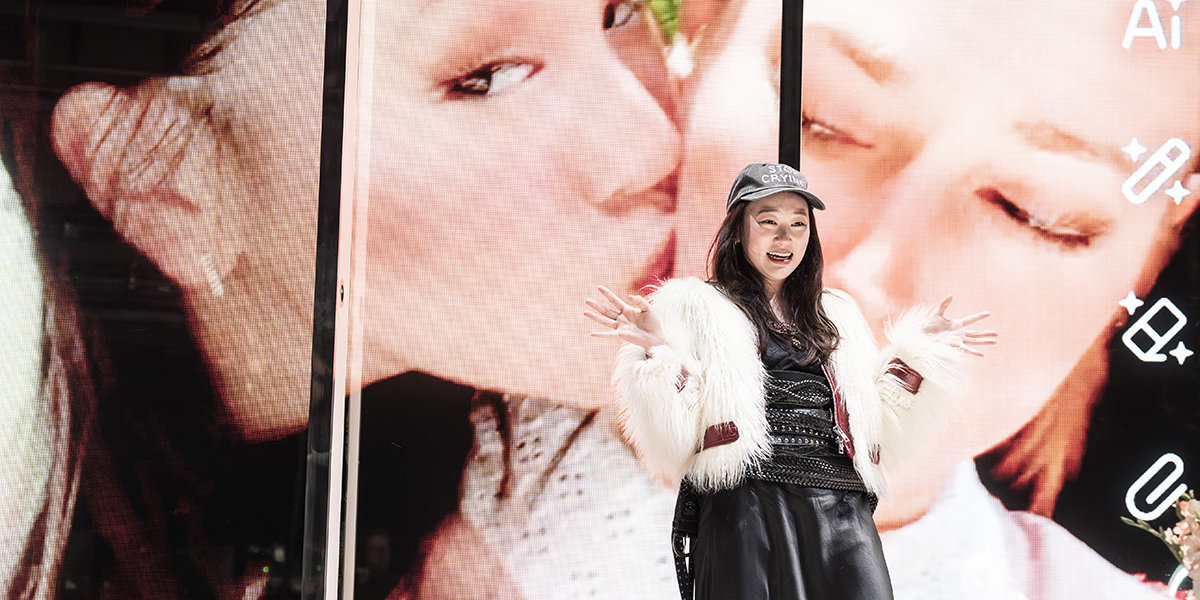 Yerin Ha and Lydia Wilson 1200 LT in THE MAIDS - Donmar Warehouse - photo by Marc Brenner
