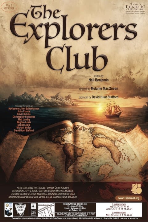 The Explorers Club by Nell Benjamin show poster
