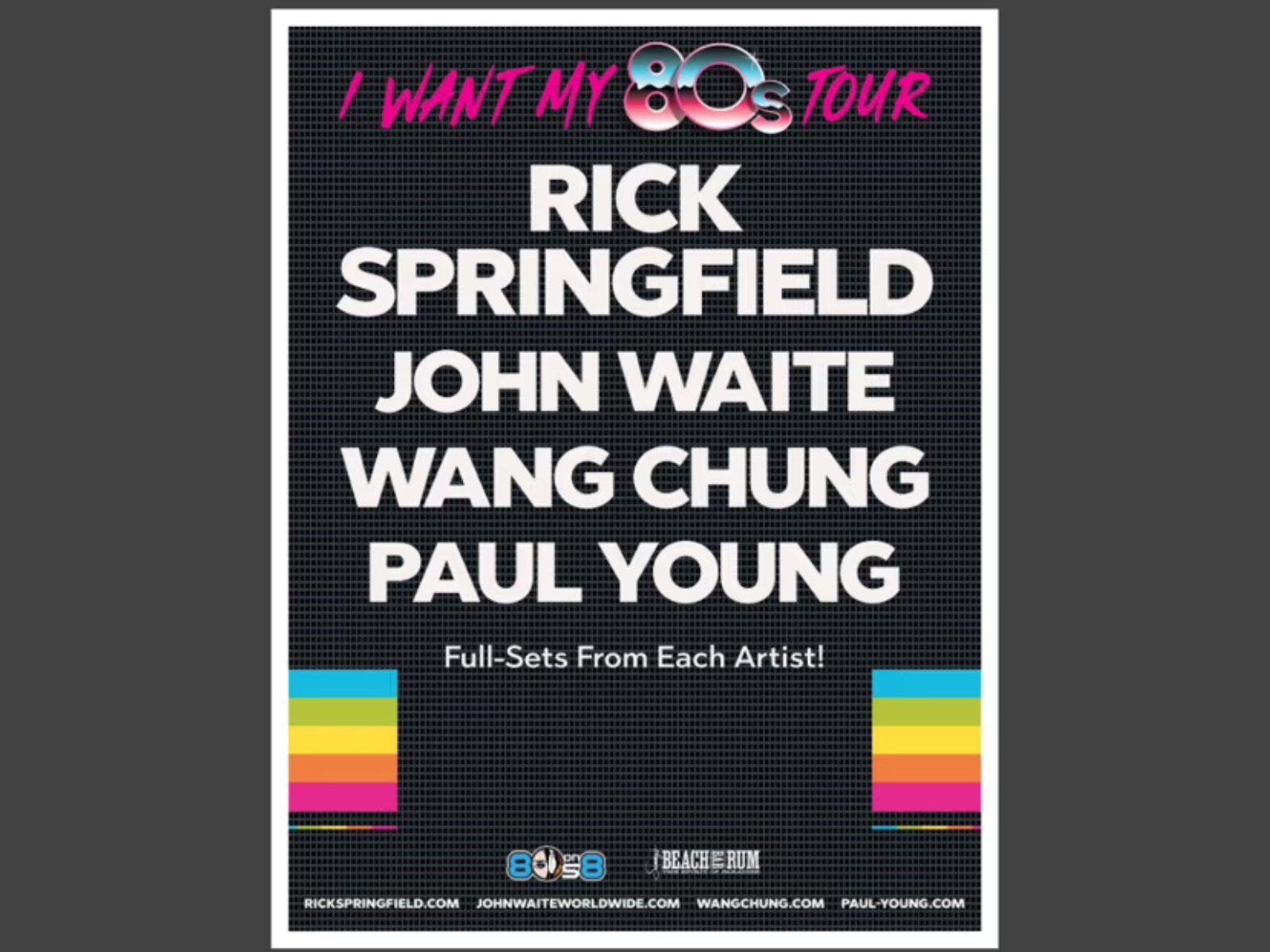 I Want My '80s with Rick Springfield and More: What to expect - 1