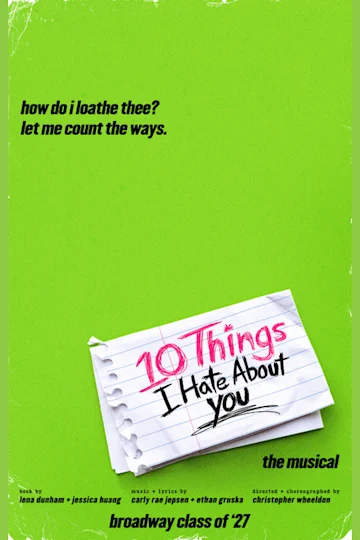 10 Things I Hate About You on Broadway tickets