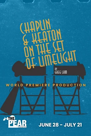 Chaplin and Keaton on the Set of Limelight Tickets