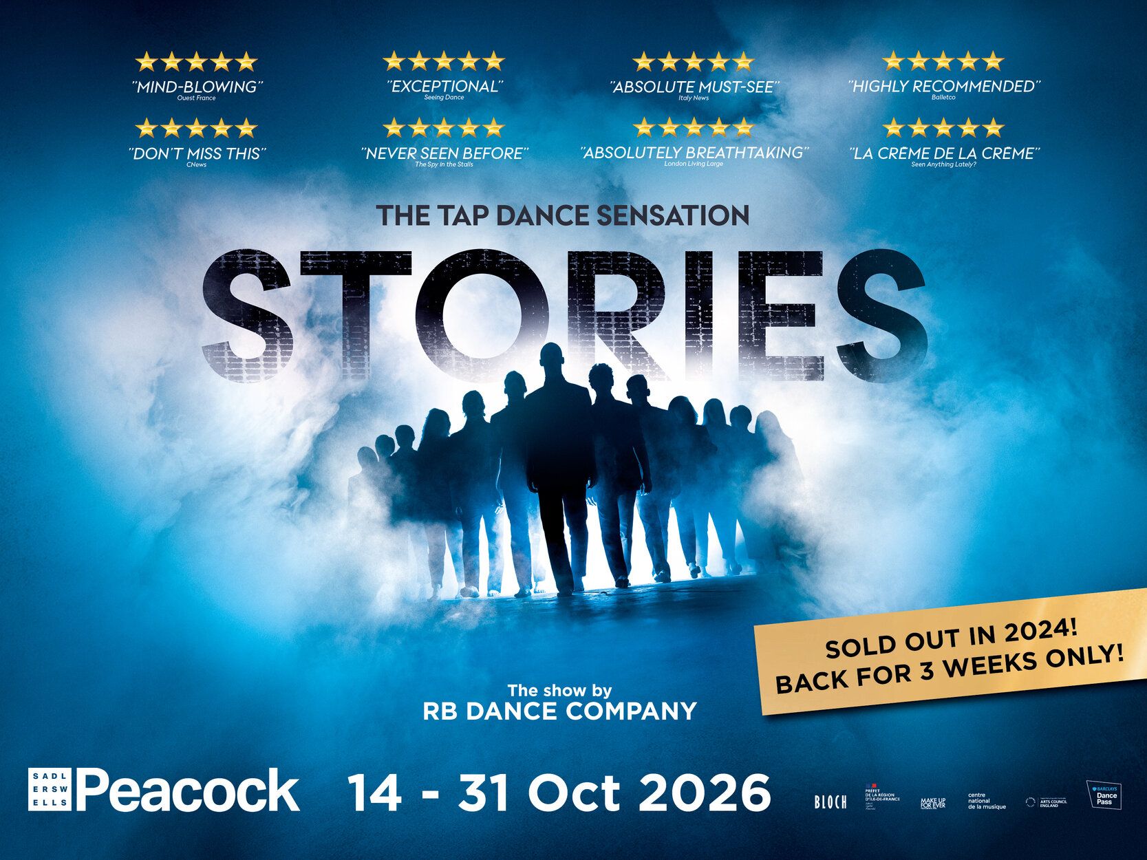 STORIES – The Tap Dance Sensation Tickets | Peacock Theatre