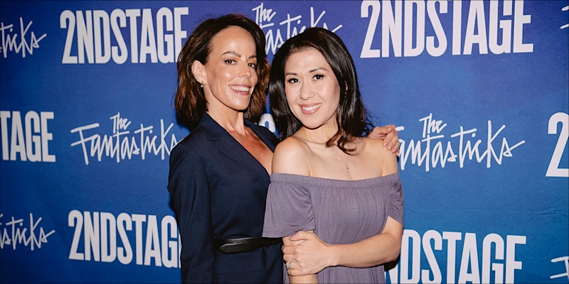 Leslie Rodriguez Kritzer (Mildred Hucklebee) and Ruthie Ann Miles (Bessie Mae Bellomy)