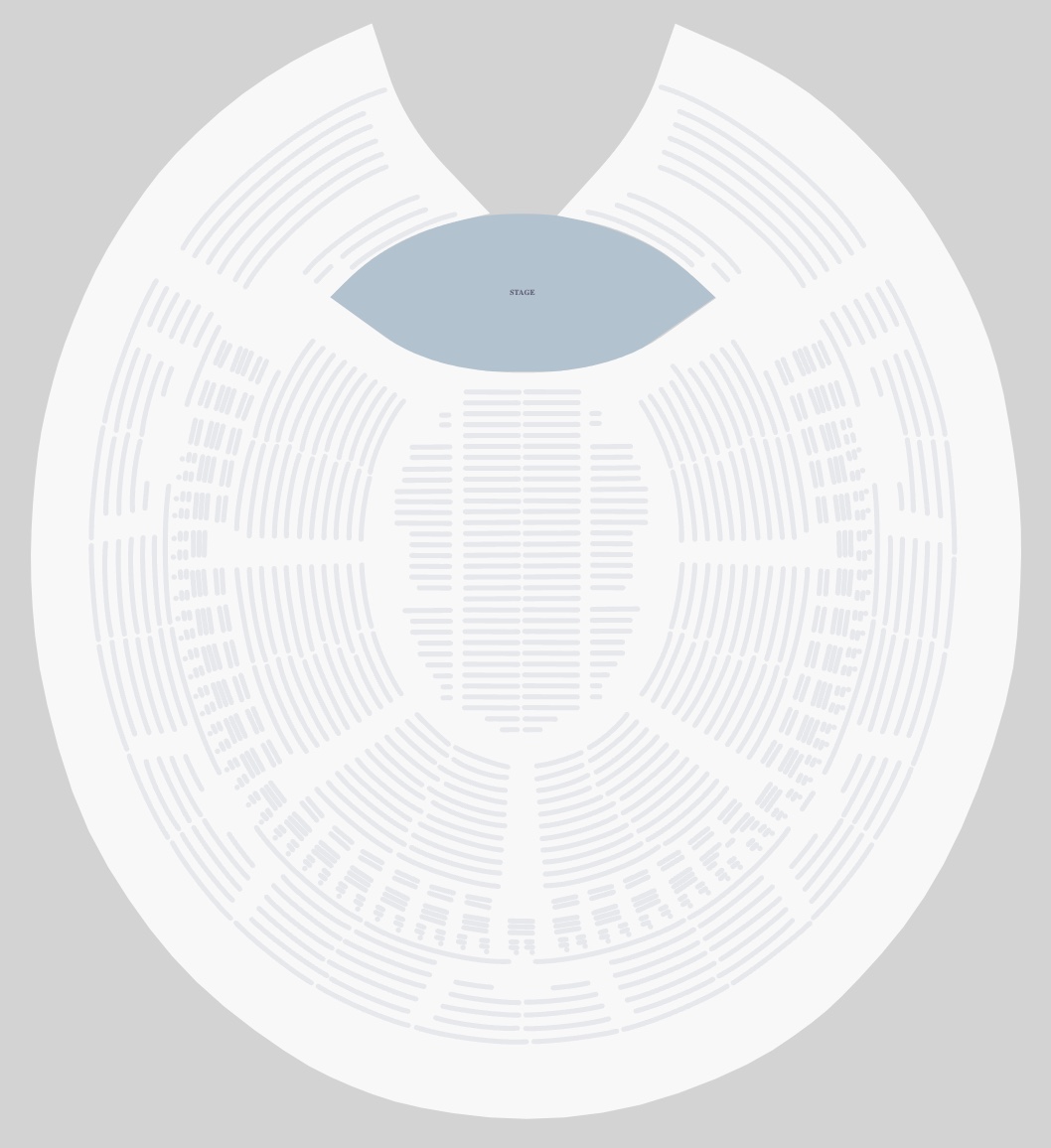 Seating plan for Cirque du Soleil - Ovo at Royal Albert Hall