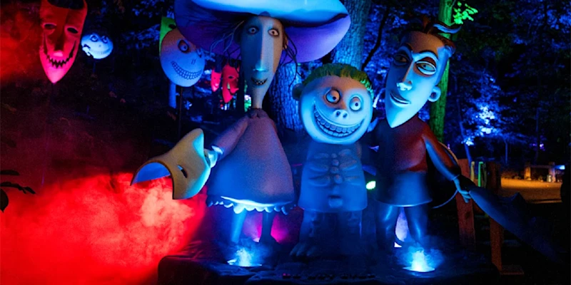 Tim Burton’s The Nightmare Before Christmas Light Trail