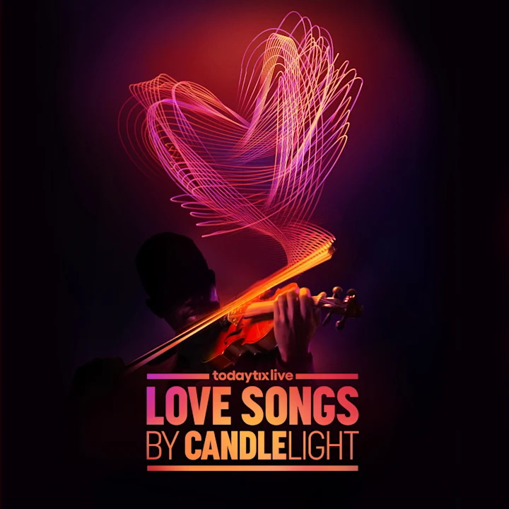 Poster of Love Songs by Candlelight in London.