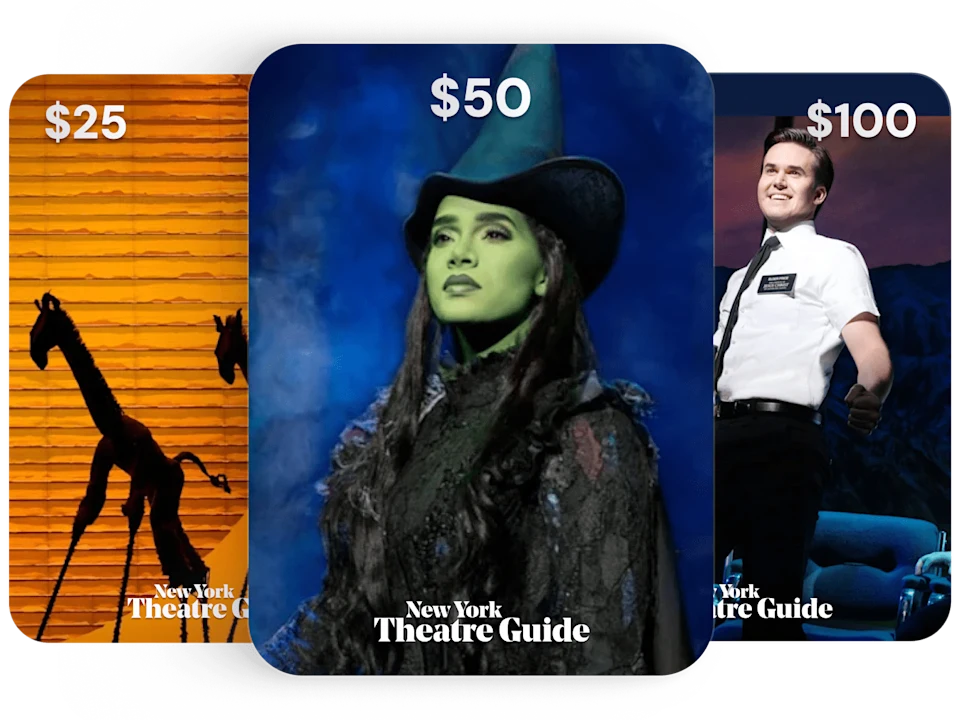 New York Theatre Guide Gift Cards: What to expect - 1