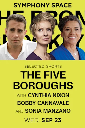 Selected Shorts: The Five Boroughs with Cynthia Nixon tickets