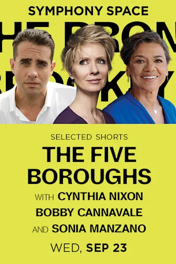 Selected Shorts: The Five Boroughs with Cynthia Nixon tickets