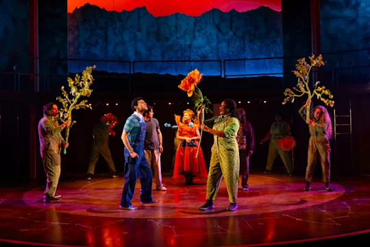 The company of A Wrinkle in Time at Arena Stage at the Mead Center for American Theater running June 12 – July 20, 2025