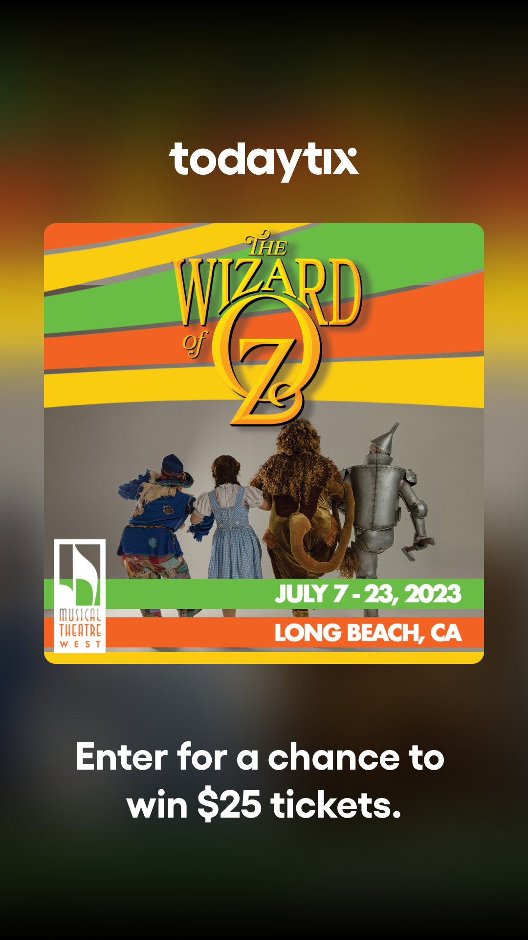 The Wizard of Oz Tickets, Long Beach