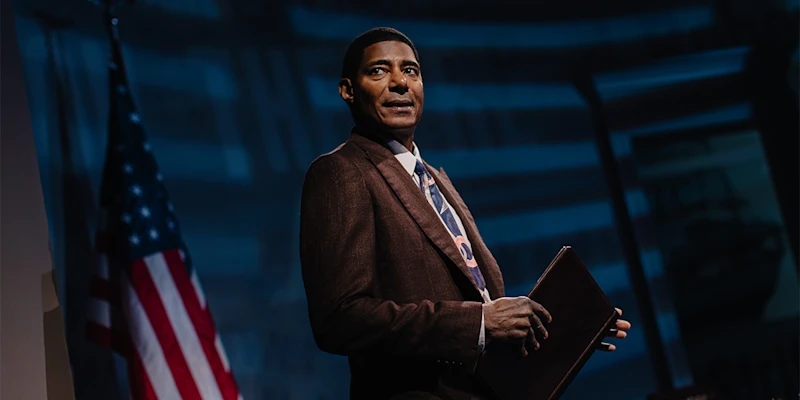 The show isn't immersive, but the audience feels like part of the proceedings.
