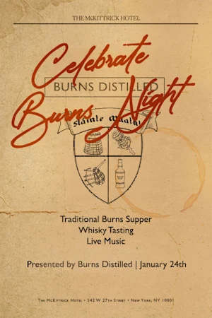 Burns Night Dinner Tickets