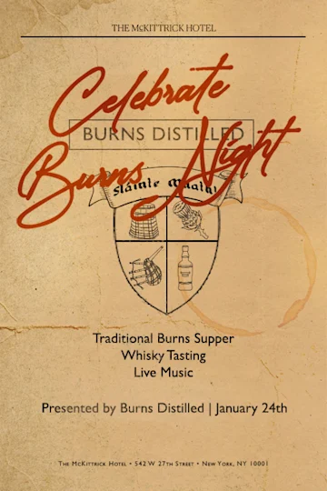 Burns Night Dinner Tickets