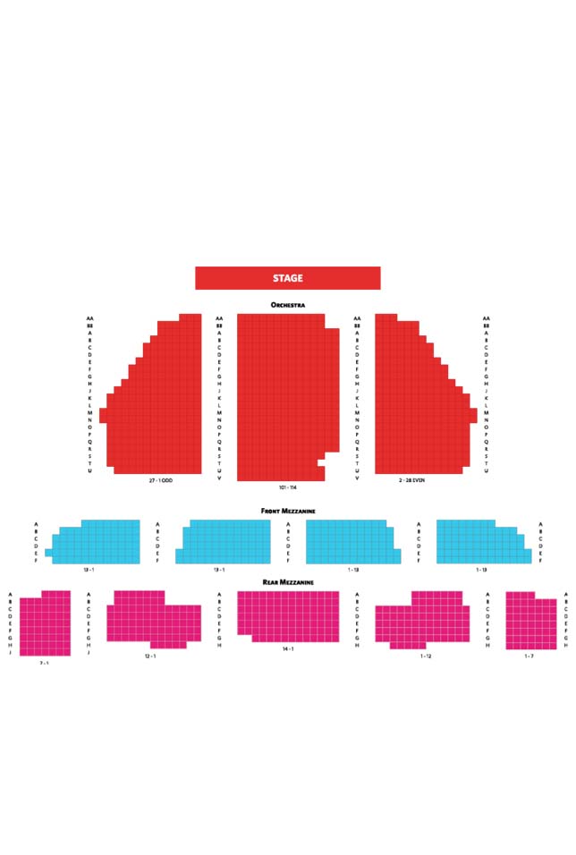 Imperial Theatre Seating Plan | Elcho Table