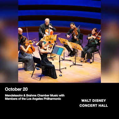 Mendelssohn & Brahms Chamber Music with Members of the Los Angeles Philharmonic