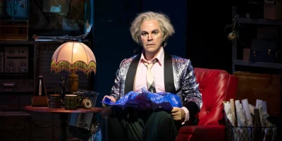Roger Bart in Back to the Future The Musical (Photo by Sean Ebsworth Barnes)