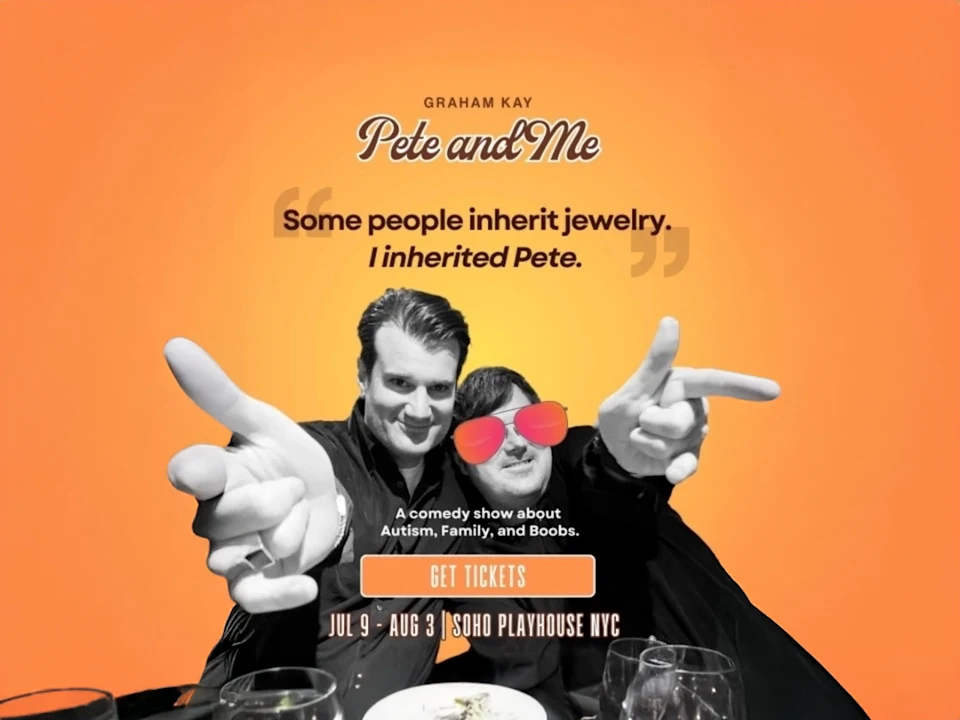 Pete and Me: A Comedy Show About Autism & Family: What to expect - 1