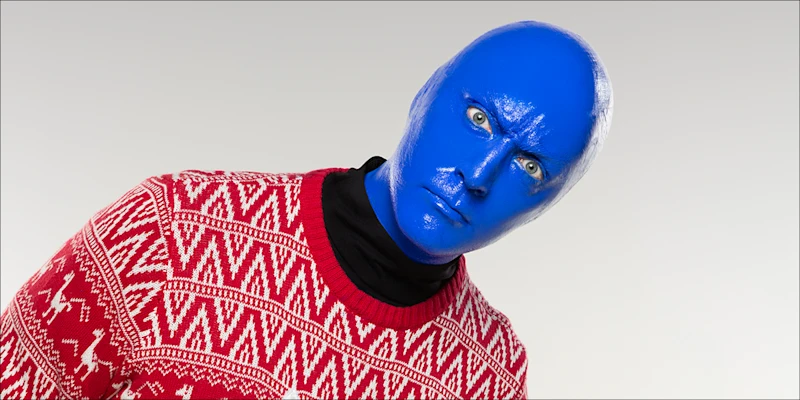 Blue Man Group took its act from stage to page.