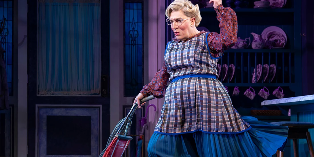 Photo credit: Rob McClure in Mrs Doubtfire (Photo courtesy of production)