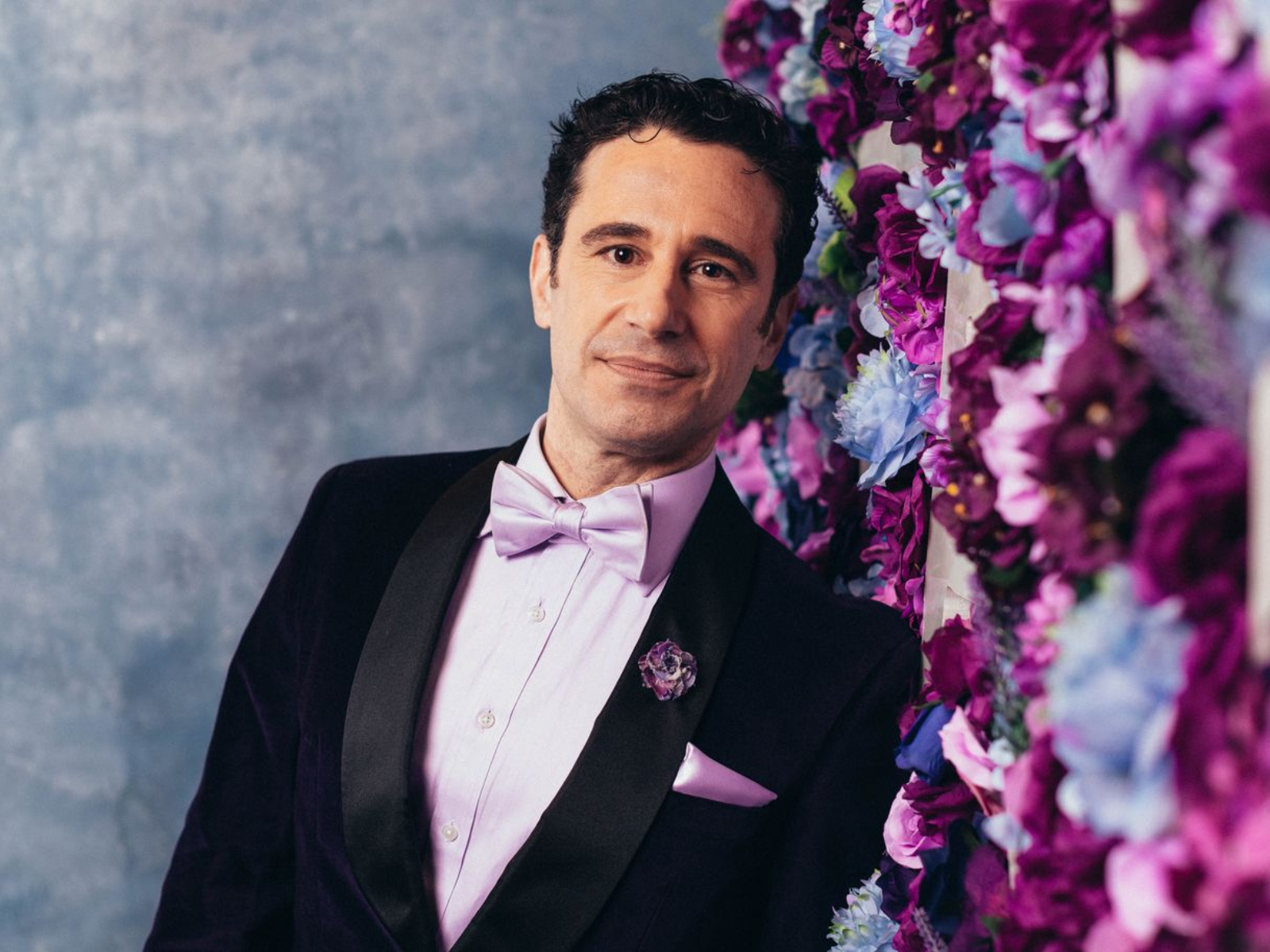 Photo of Christopher Gattelli in The Fantasticks on Broadway.