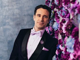 Photo of Christopher Gattelli in The Fantasticks on Broadway.