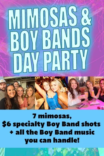 Mimosas & Boy Bands Day Party at Wasted Grain - Includes 7 Mimosas! Tickets