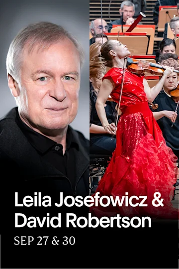 Leila Josefowicz and David Robertson Tickets