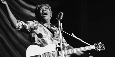 Photo credit: Sister Rosetta Tharpe (Photo by Tony Evans/Getty Images)