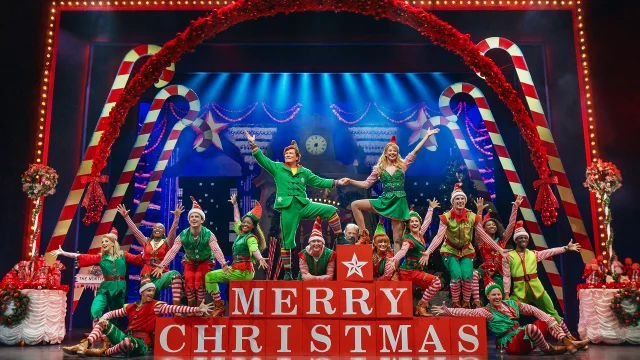 Production shot of ELF the Musical in London.