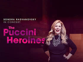 Production shot of Sondra Radvanovsky in Concert: The Puccini Heroines in Chicago.