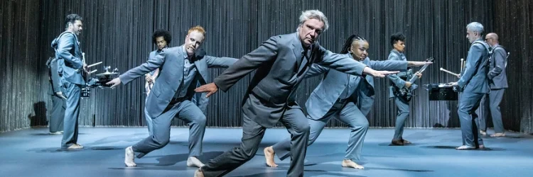David Byrne and the cast of American Utopia
