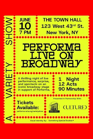 Performa Live on Broadway tickets