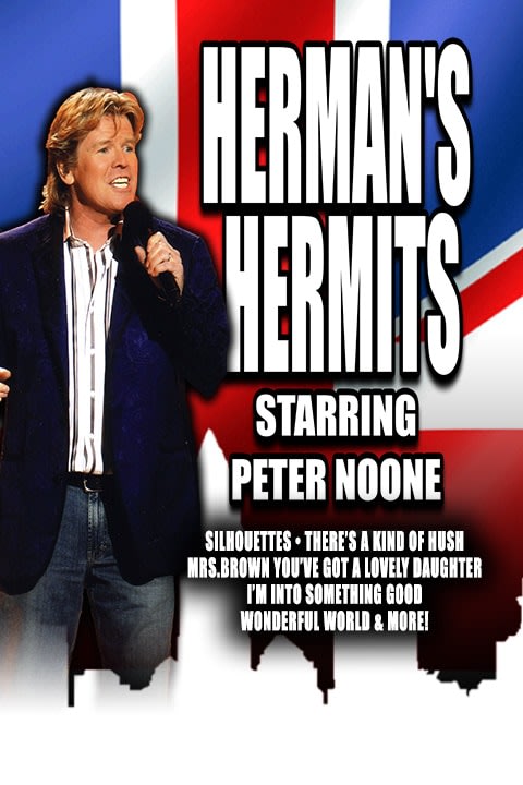 Herman’s Hermits starring Peter Noone show poster