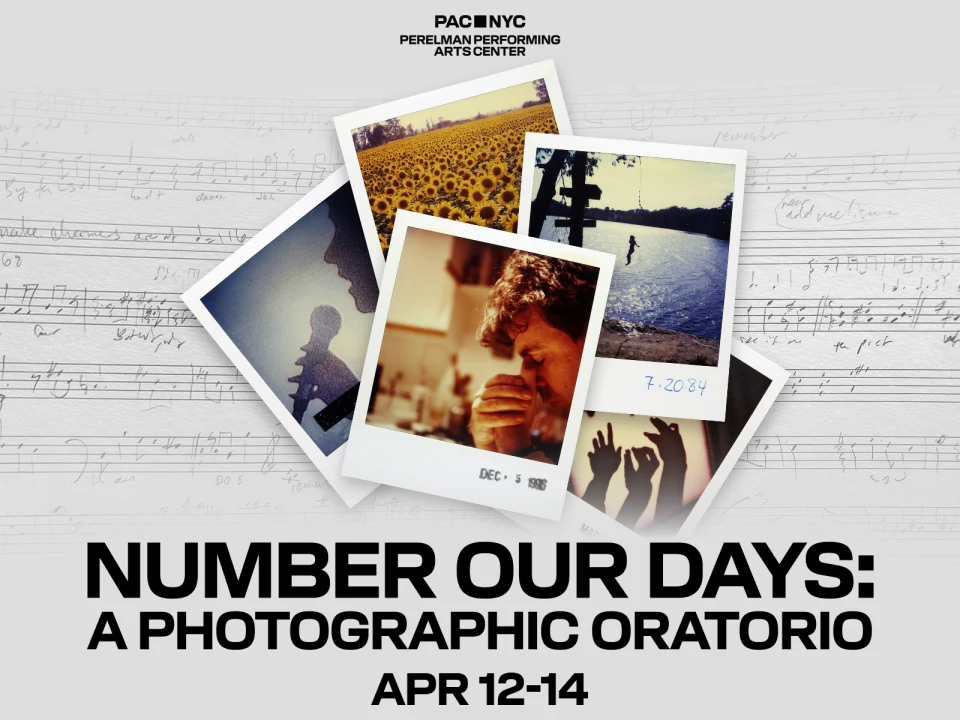 Number Our Days: A Photographic Oratorio: What to expect - 1