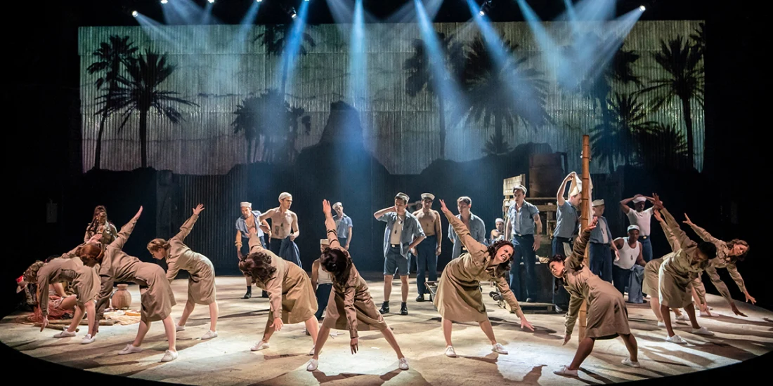 Photo credit: South Pacific cast (Photo by Johan Persson)