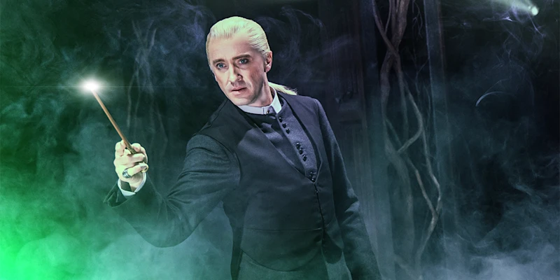 Tom Felton extends in Harry Potter and the Cursed Child.