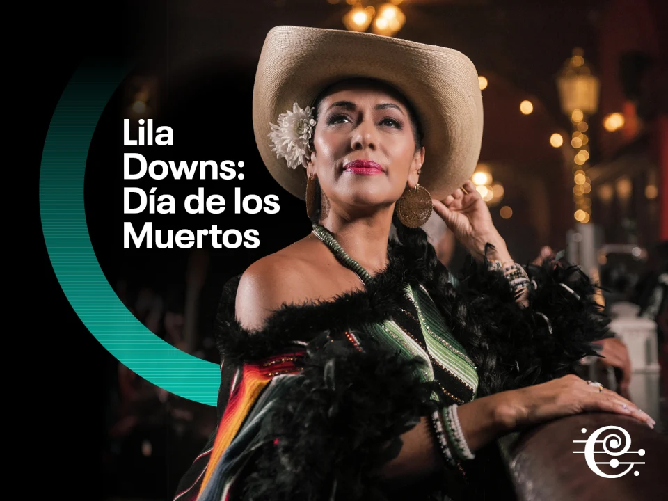 Production photo of Lila Downs: Día de los Muertos in Chicago.