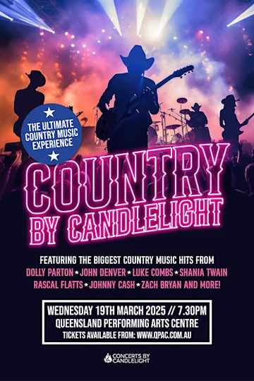 Country by Candlelight at the Concert Hall, QPAC Tickets