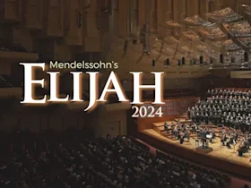 Production shot of San Francisco Choral Society performs Mendelssohn’s Elijah in San Francisco.