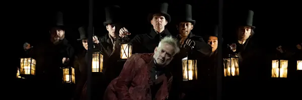 Campbell Scott and the Cast of A Christmas Carol