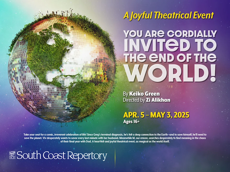 Production shot of You Are Cordially Invited to the End of the World! in Los Angeles.