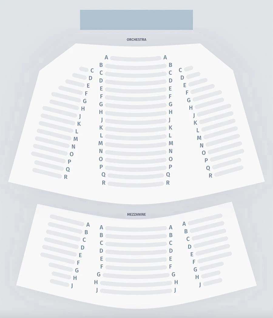 Hayes Theater seating plan