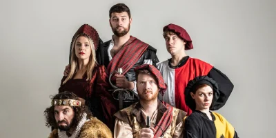 Photo credit: Sh!t-faced Shakespeare cast (Photo by Rah Petherbridge Photography)